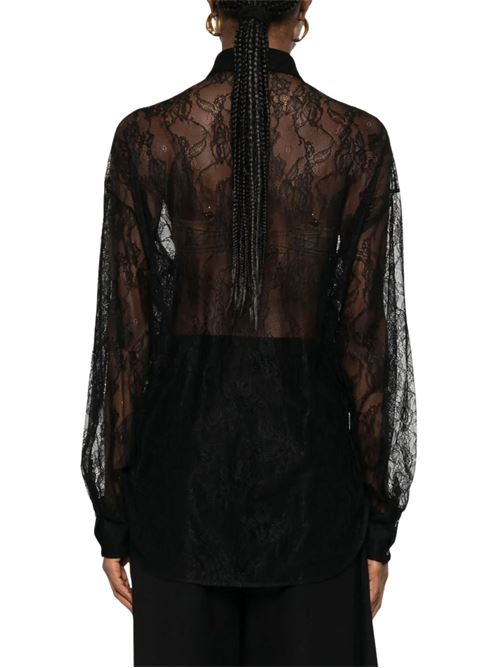 Lace shirt THE NINA STUDIO | N2723LACEBLACK